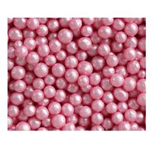 Picture of PINK SUGAR PEARLS 4MM EDIBLE SPRINKLES X 50G